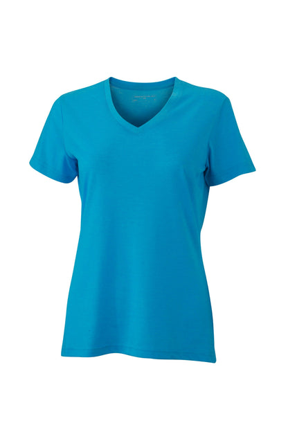 Ladie´s Heather T-shirt - Turquoise-melange