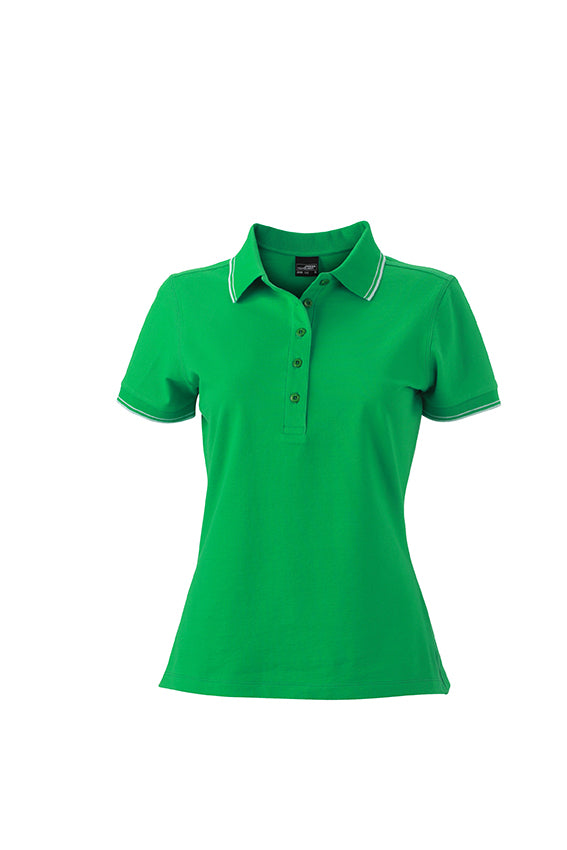 Ladies Polo - Ferngreen/White