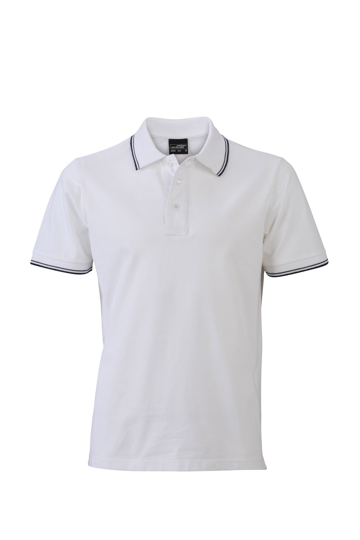 Men´s Polo - White/Navy