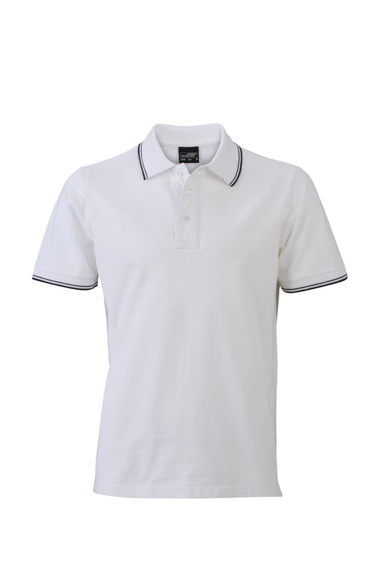 Men´s Polo - White/Navy