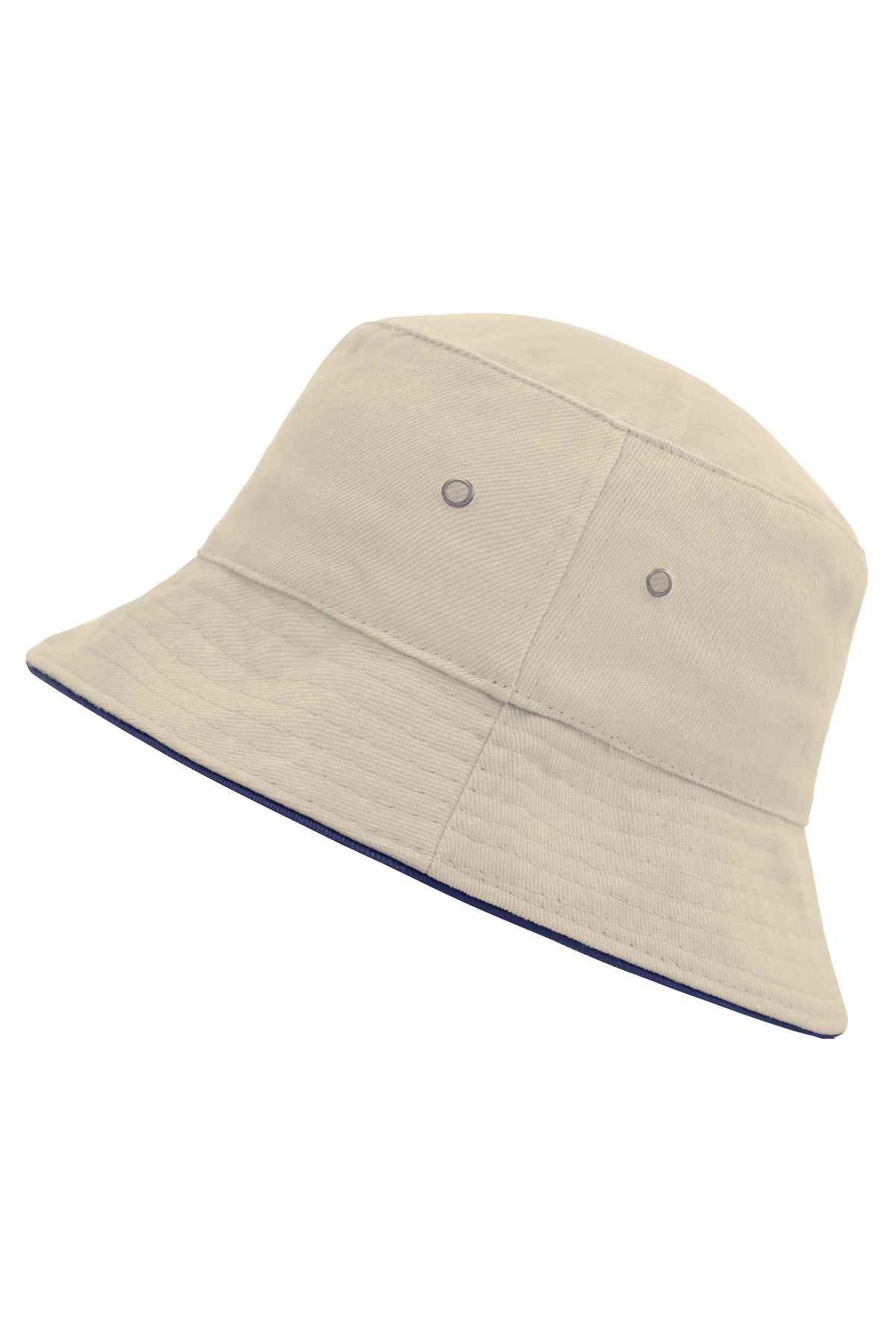 Fisherman Piping Hat - Natural/Navy