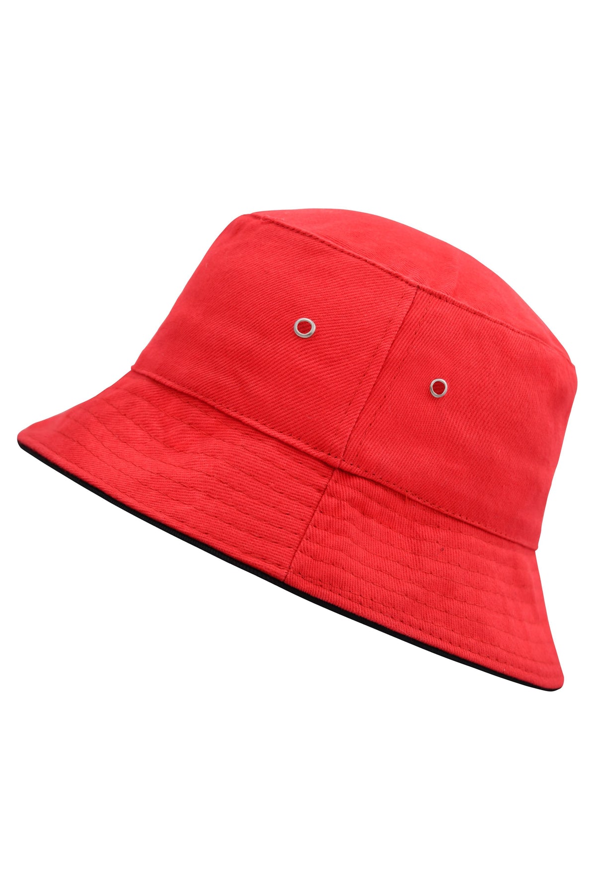 Fisherman Piping Hat - Red/Black