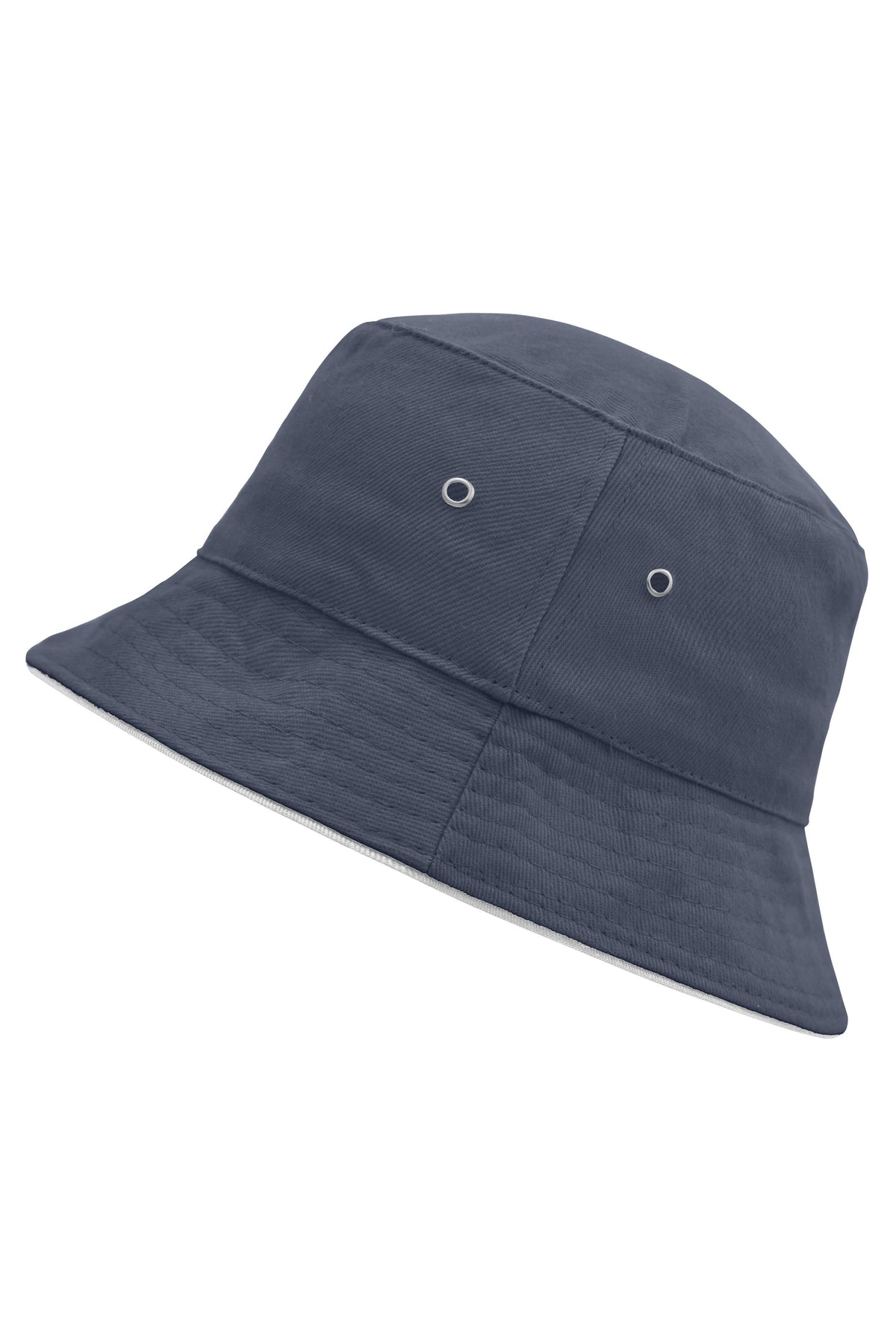Fisherman Piping Hat - Navy/White