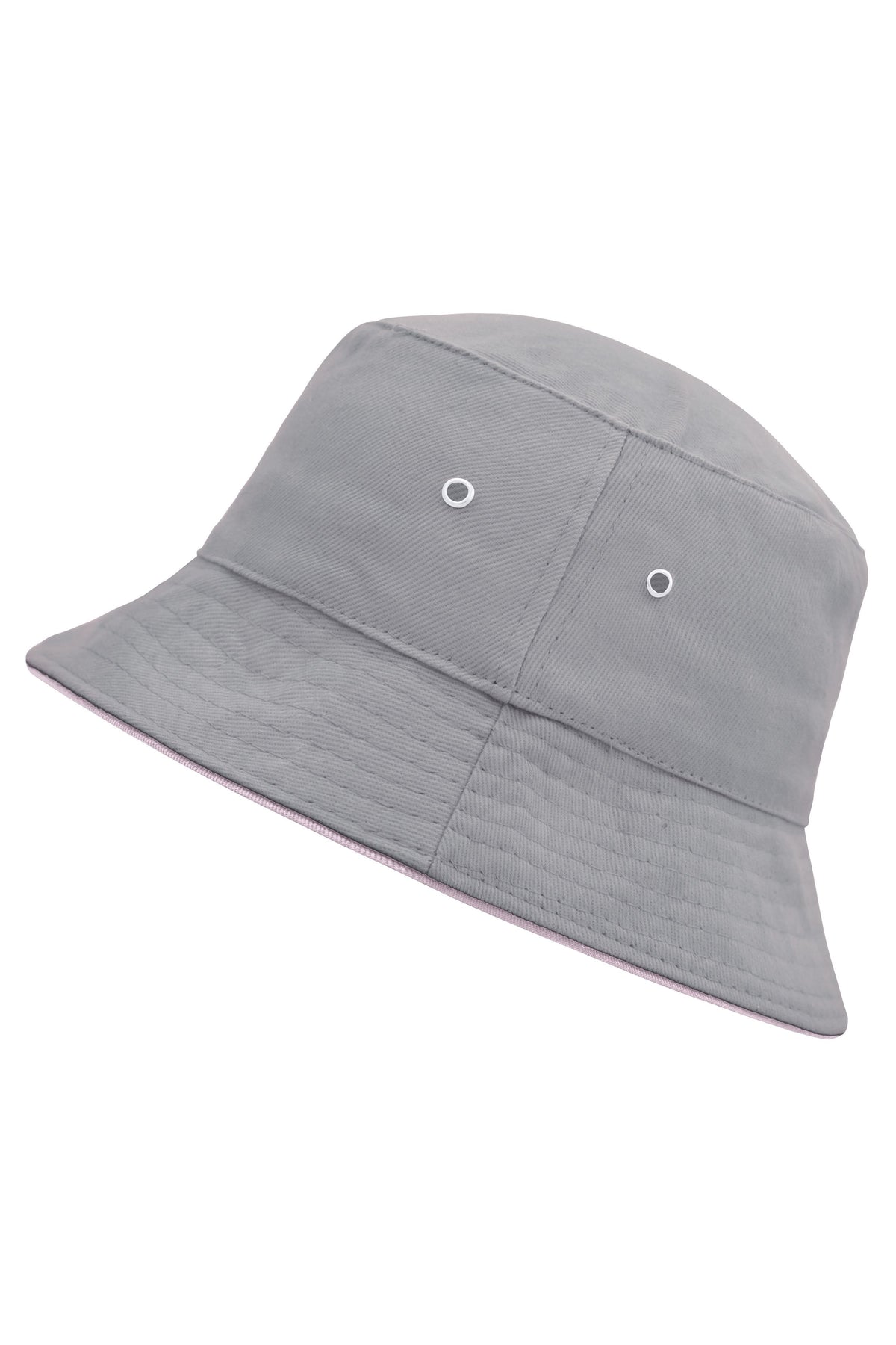 Fisherman Piping Hat - Grey/light rosa