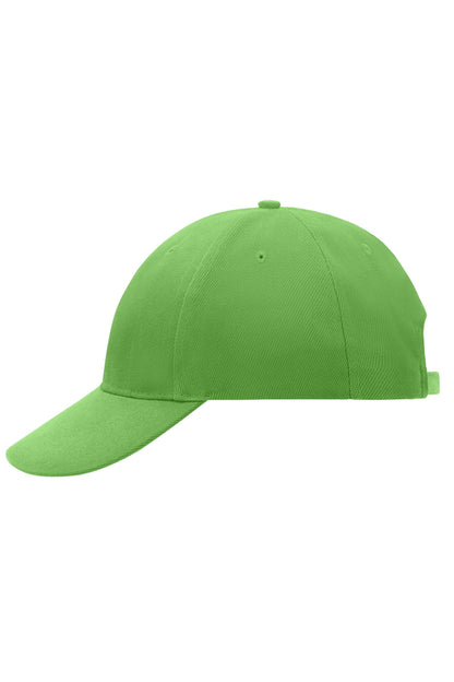 6 Panel Cap close-fitting - Lime-green