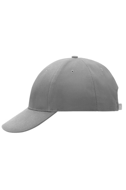 6 Panel Cap close-fitting - Dark-Grey