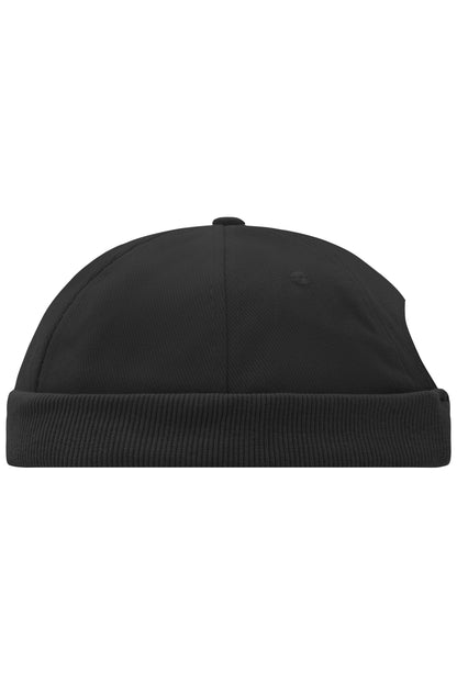 6 Panel Chef Cap - Black