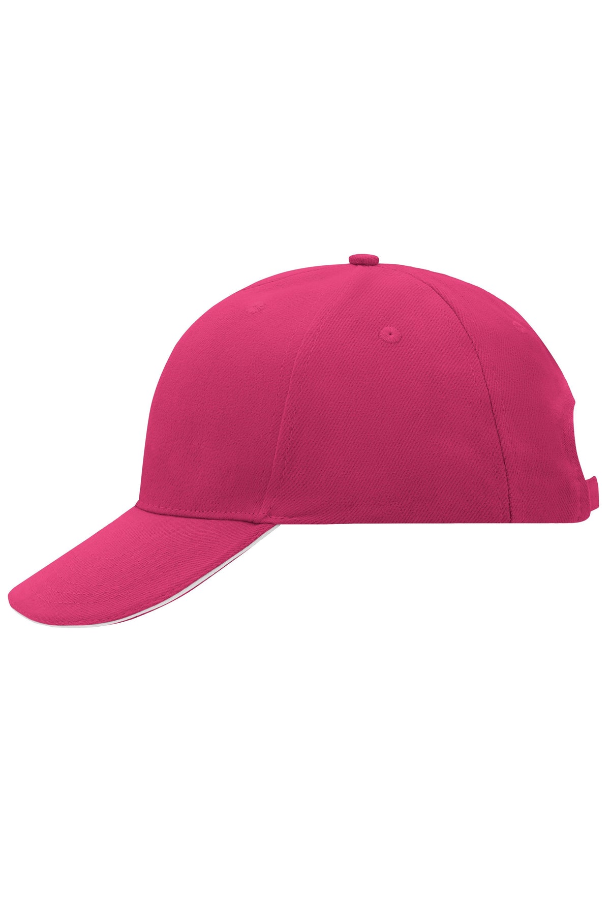 6 Panel Sandwich Cap - Pink/White