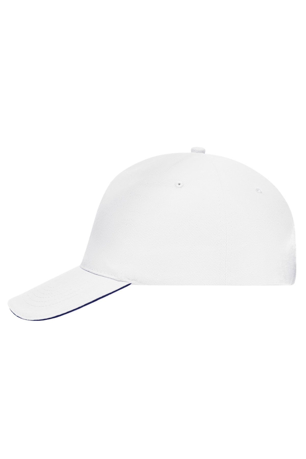 5 Panel Sandwich Cap - White/Navy