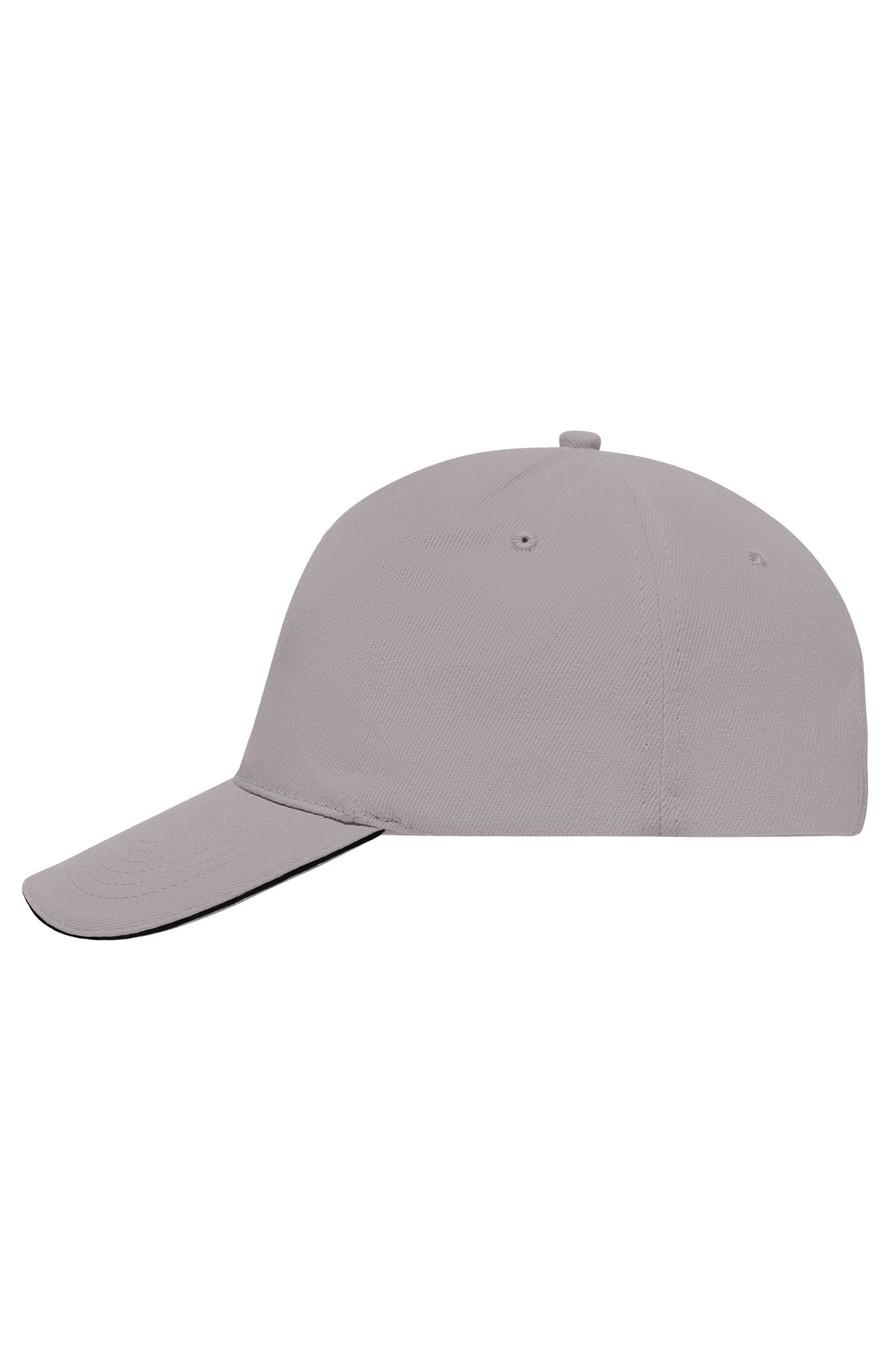 5 Panel Sandwich Cap - Light-grey/Black