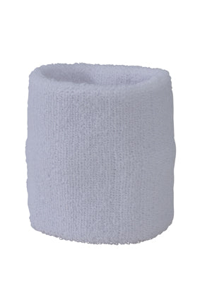 Terry Wristband - White