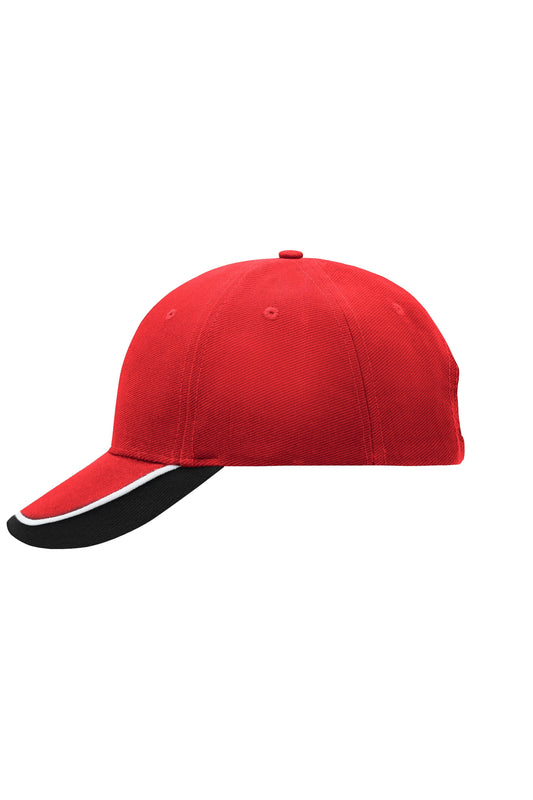 Half-Pipe Sandwich Cap - Red/White/Black