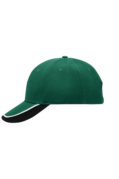 Half-Pipe Sandwich Cap - Dark Green/White/Black