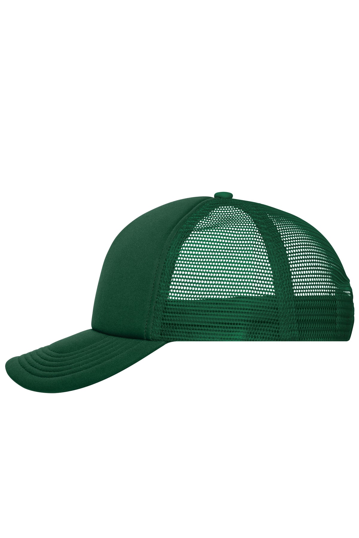 5 Panel Polyester Mesh Cap - Dark-Green