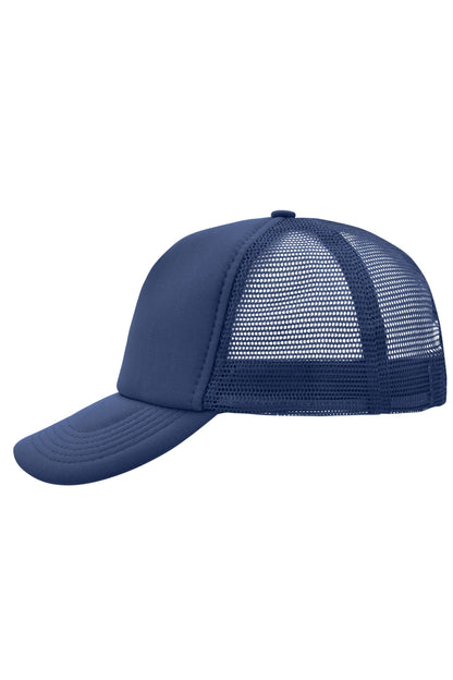 5 Panel Polyester Mesh Cap - Navy