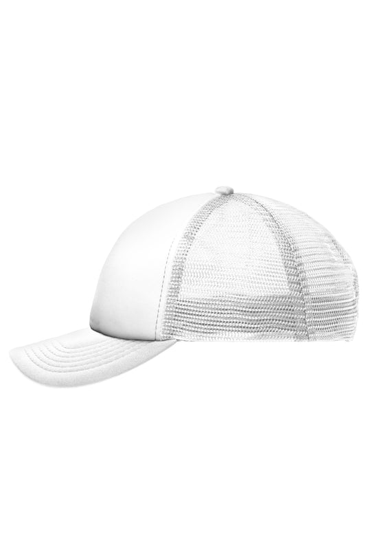 5 Panel Polyester Mesh C. Kids - White/White