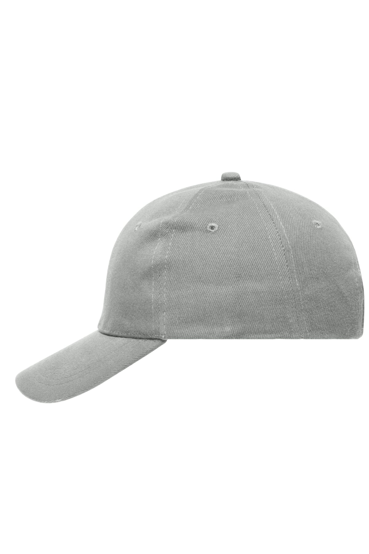 6 Panel Cap Heavy Cotton - Light-grey