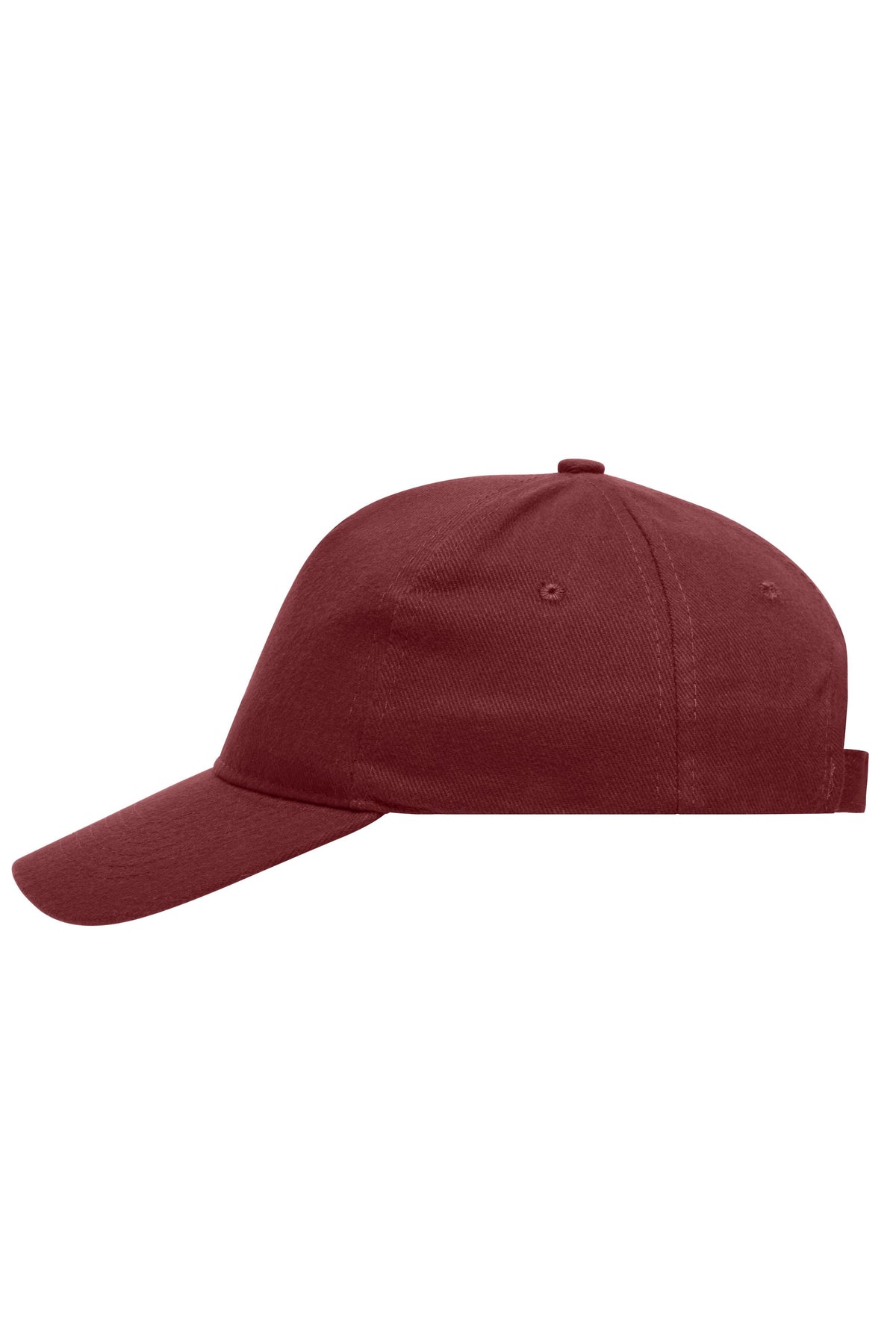 5 Panel Cap heavy cotton - Burgundy