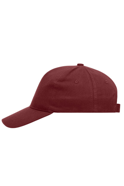 5 Panel Cap heavy cotton - Burgundy