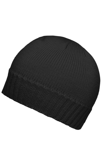 Rib-Beanie - Black