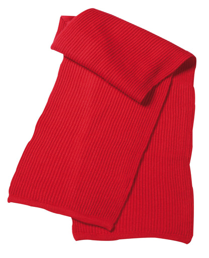 Knitted Scarf - Red