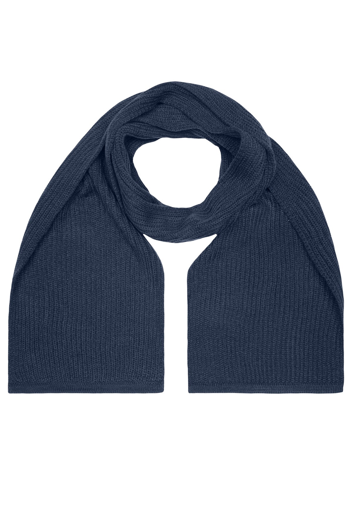 Knitted Scarf - Navy