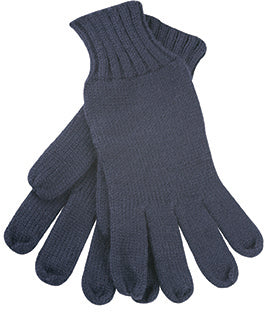 Knitted Gloves - Navy