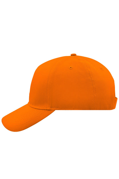 Unbrushed 5 Panel Cap - Orange