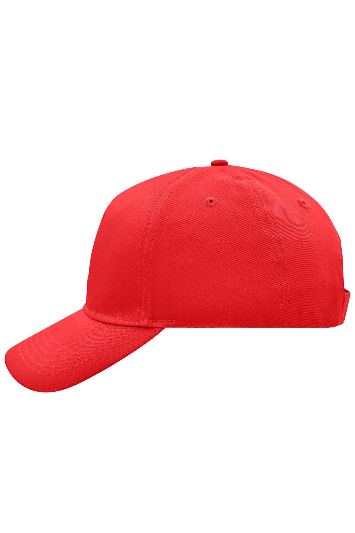 Unbrushed 5 Panel Cap - Red