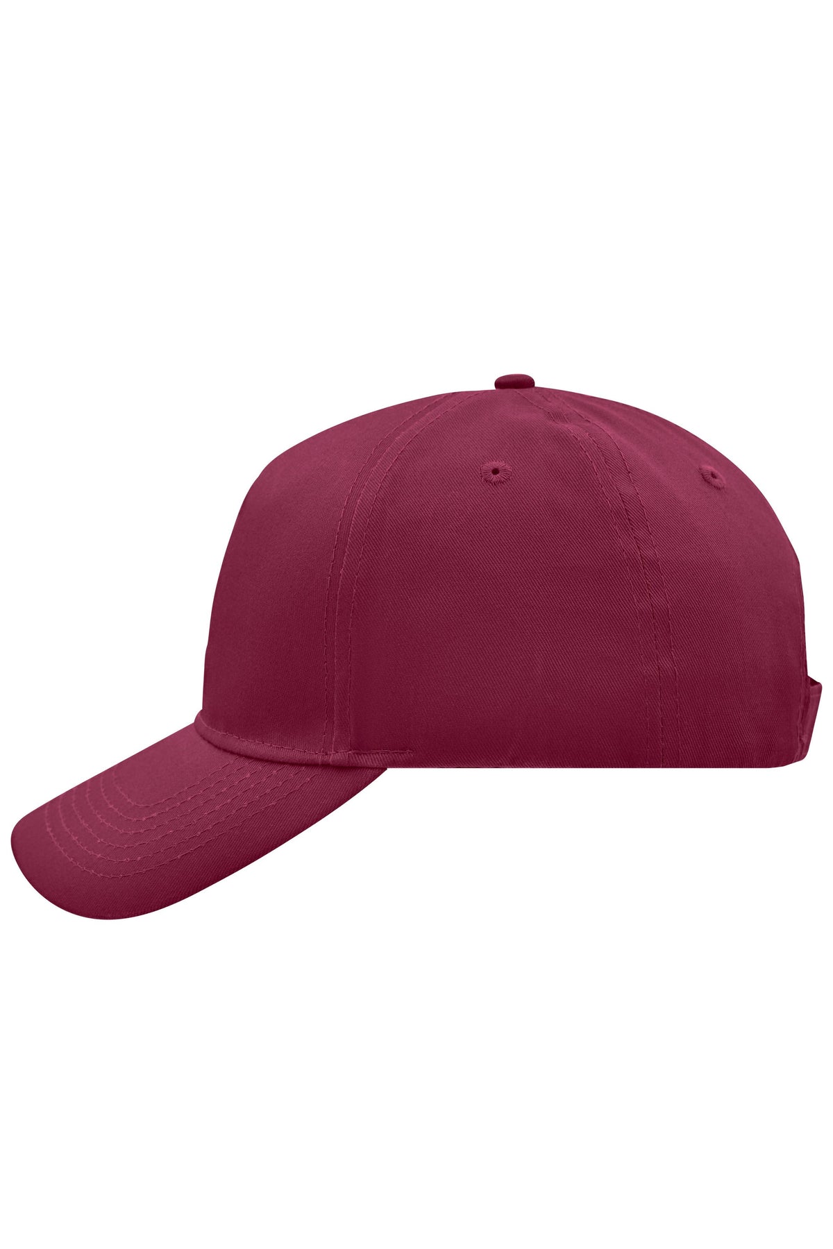 Unbrushed 5 Panel Cap - Burgundy
