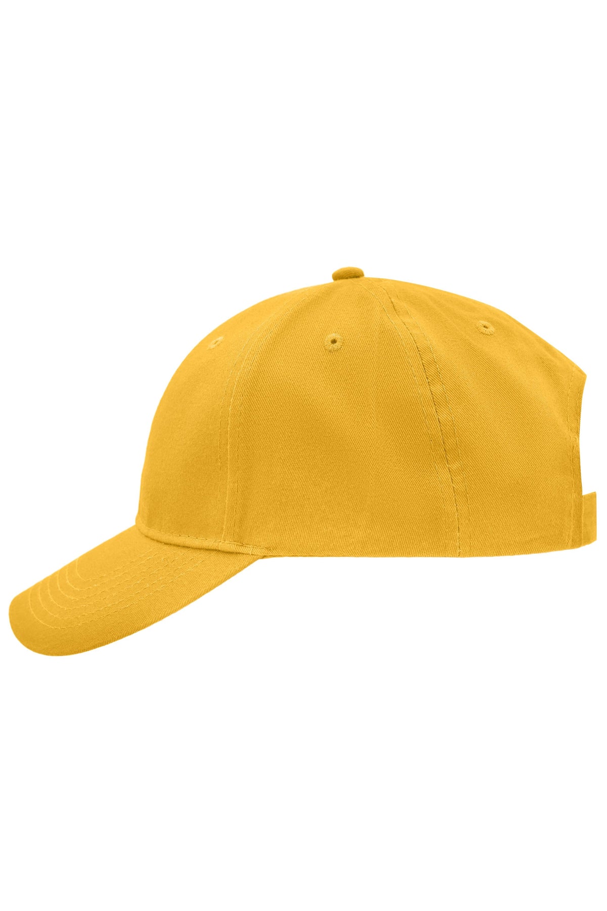 Brushed 6 Panel Cap - Yellow