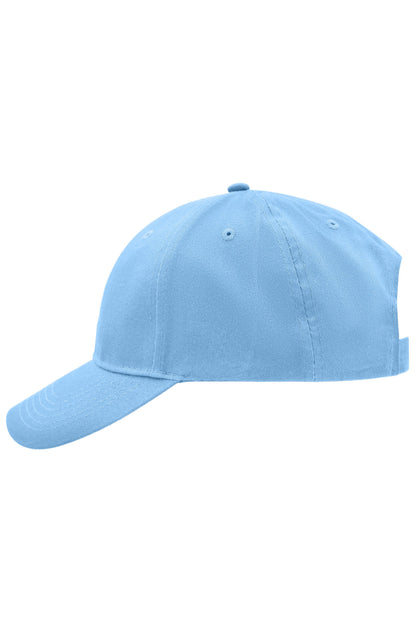 Brushed 6 Panel Cap - Light-Blue