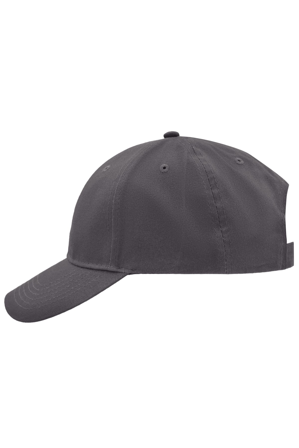 Brushed 6 Panel Cap - Carbon