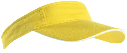 Sandwich Sunvisor - Yellow/White