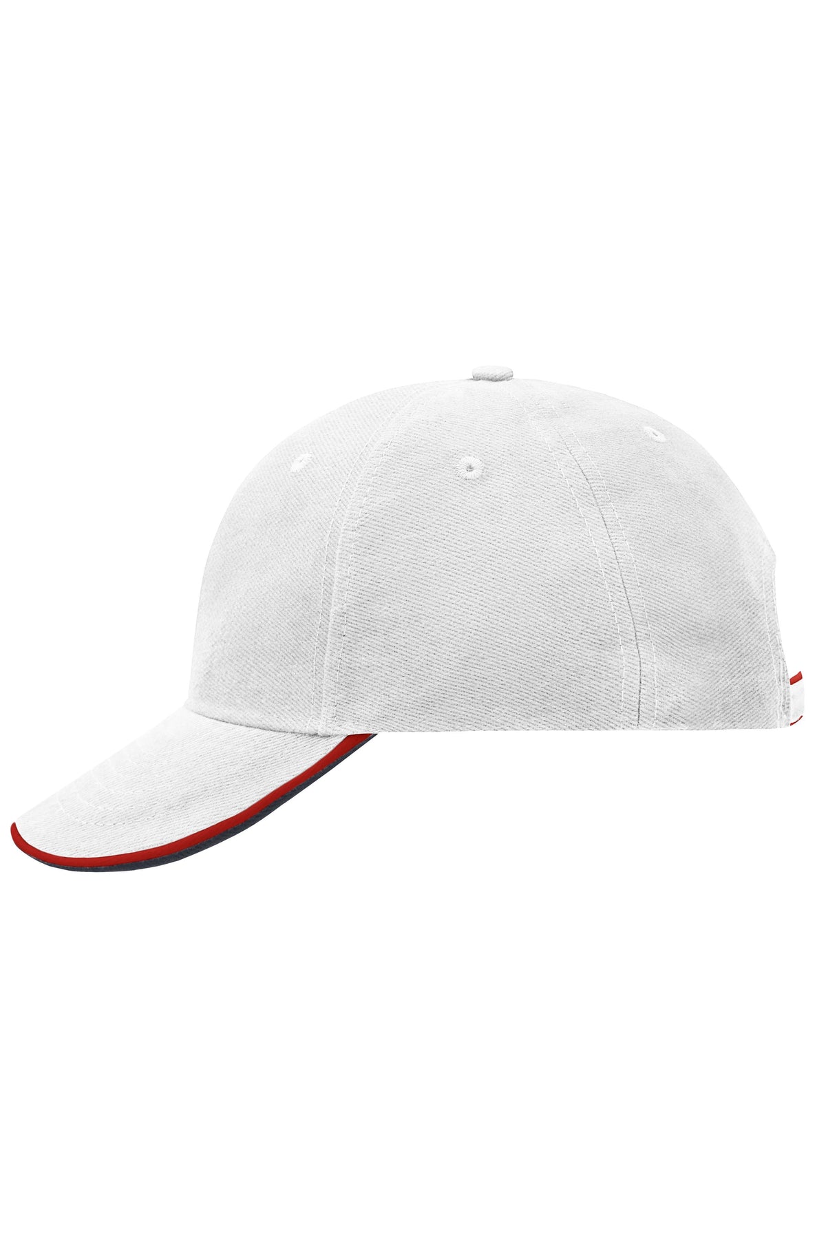 Double Sandwich Cap - White/Red/Navy