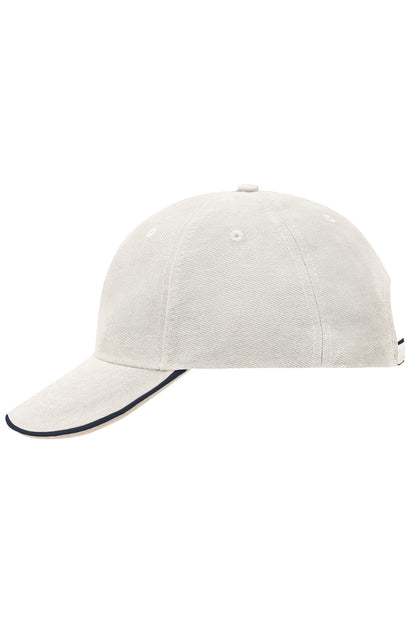 Double Sandwich Cap - Natural/Navy/Dark Khaki