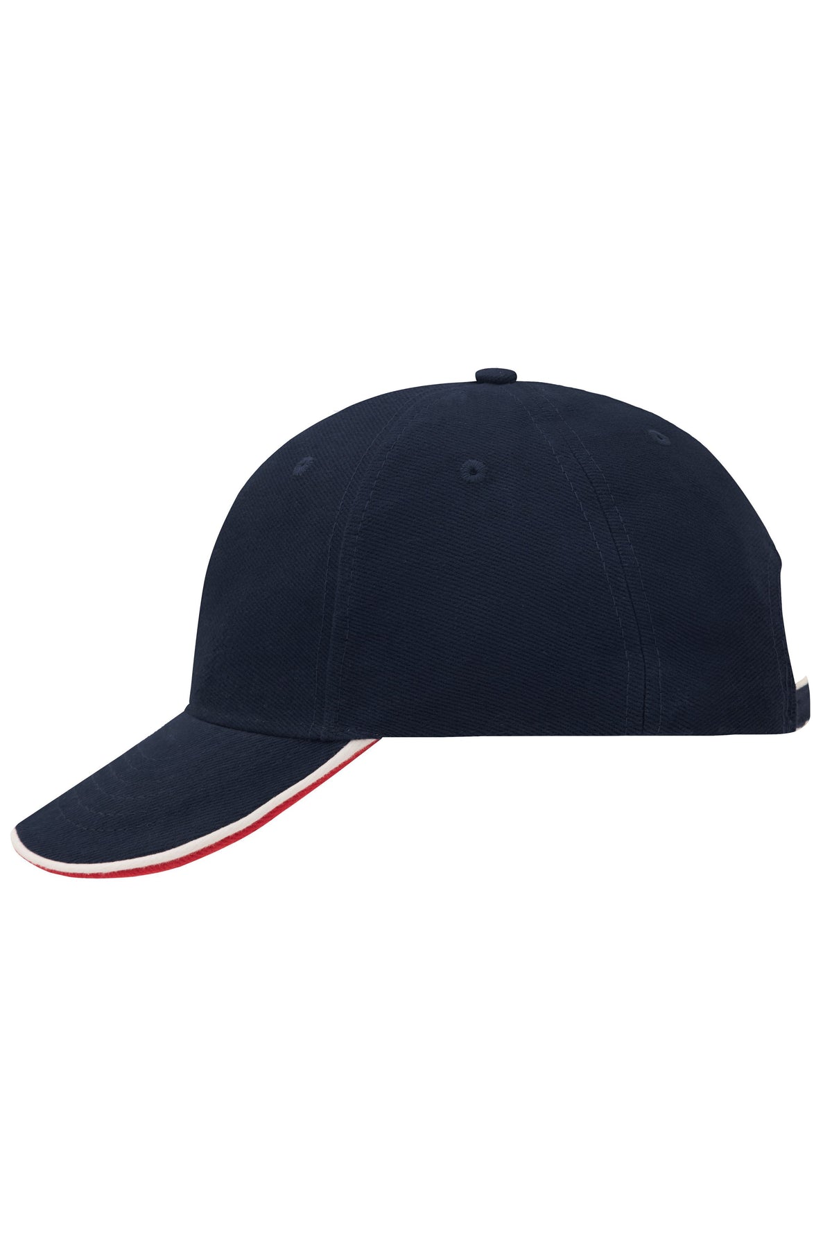 Double Sandwich Cap - Navy/White/Red