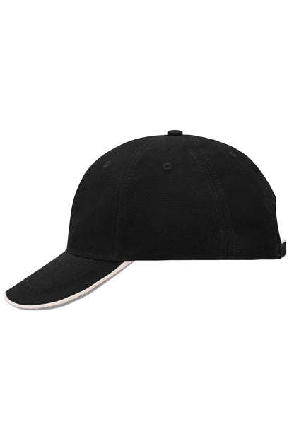 Double Sandwich Cap - Black/White/Dark Grey