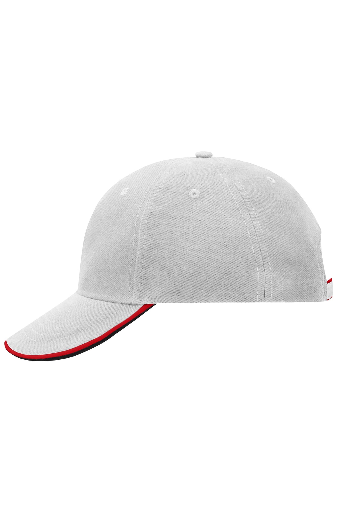 Double Sandwich Cap - Light Grey/Red/Black