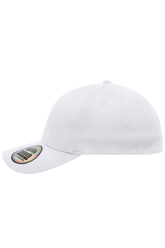 6 Panel Elastic Fit Baseball C - White