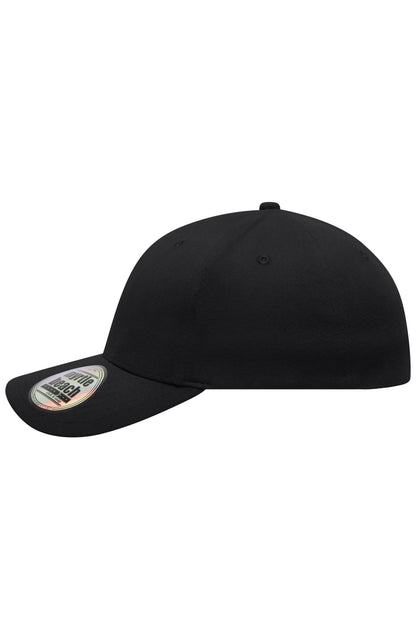 6 Panel Elastic Fit Baseball C - Black