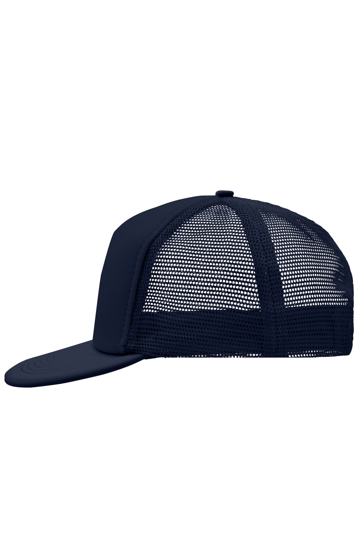 5 Panel Flat Peak Cap - Navy/Navy