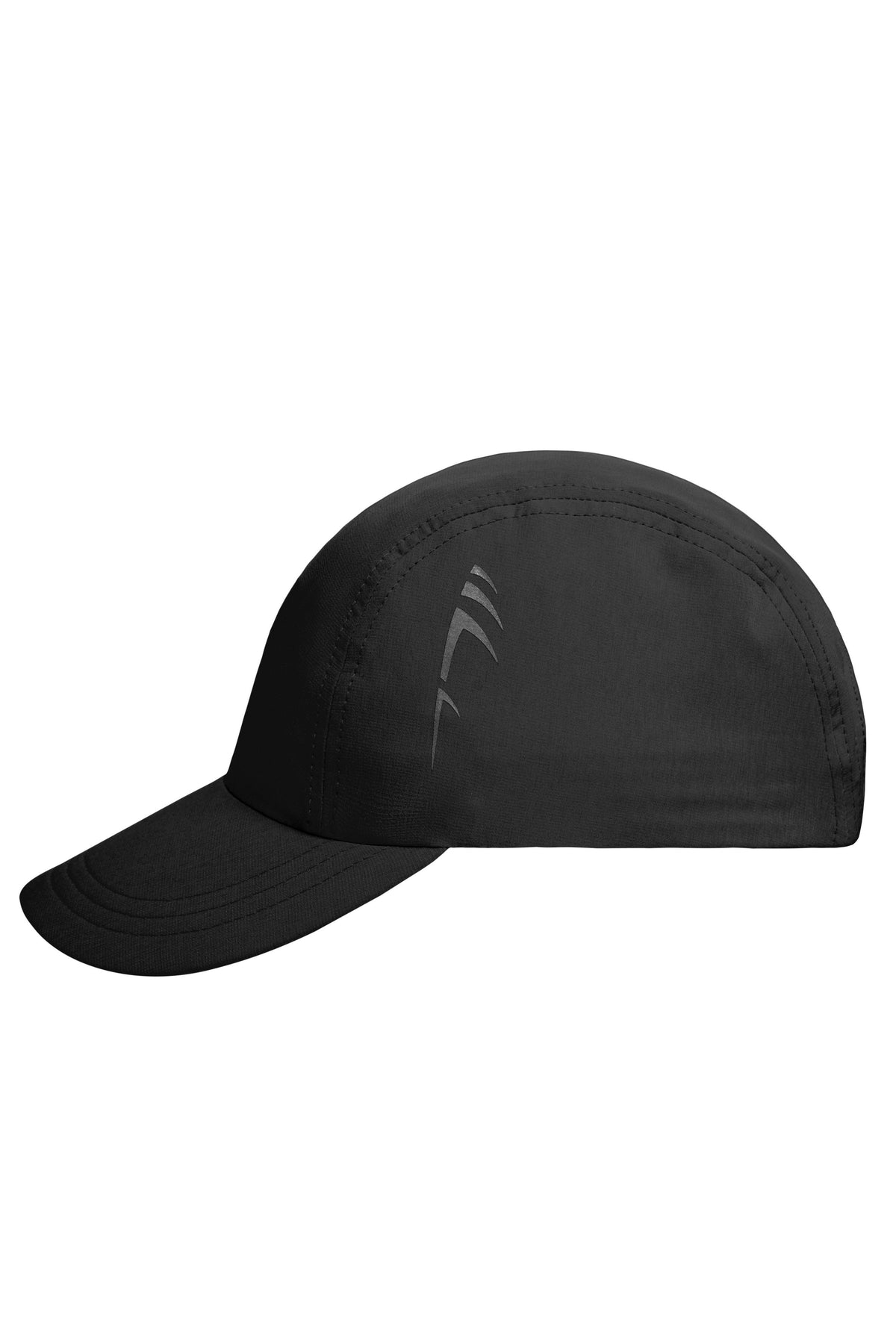 3 Panel Cap With UV-Protection - Black