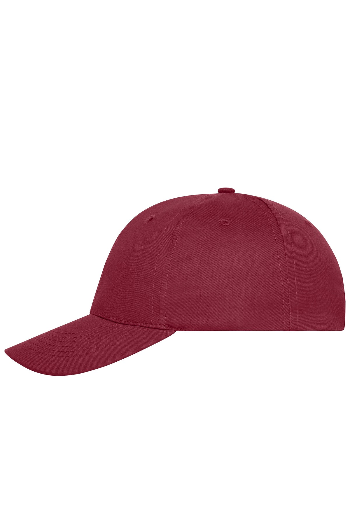 6 Panel Cap Bio Cotton - Burgundy