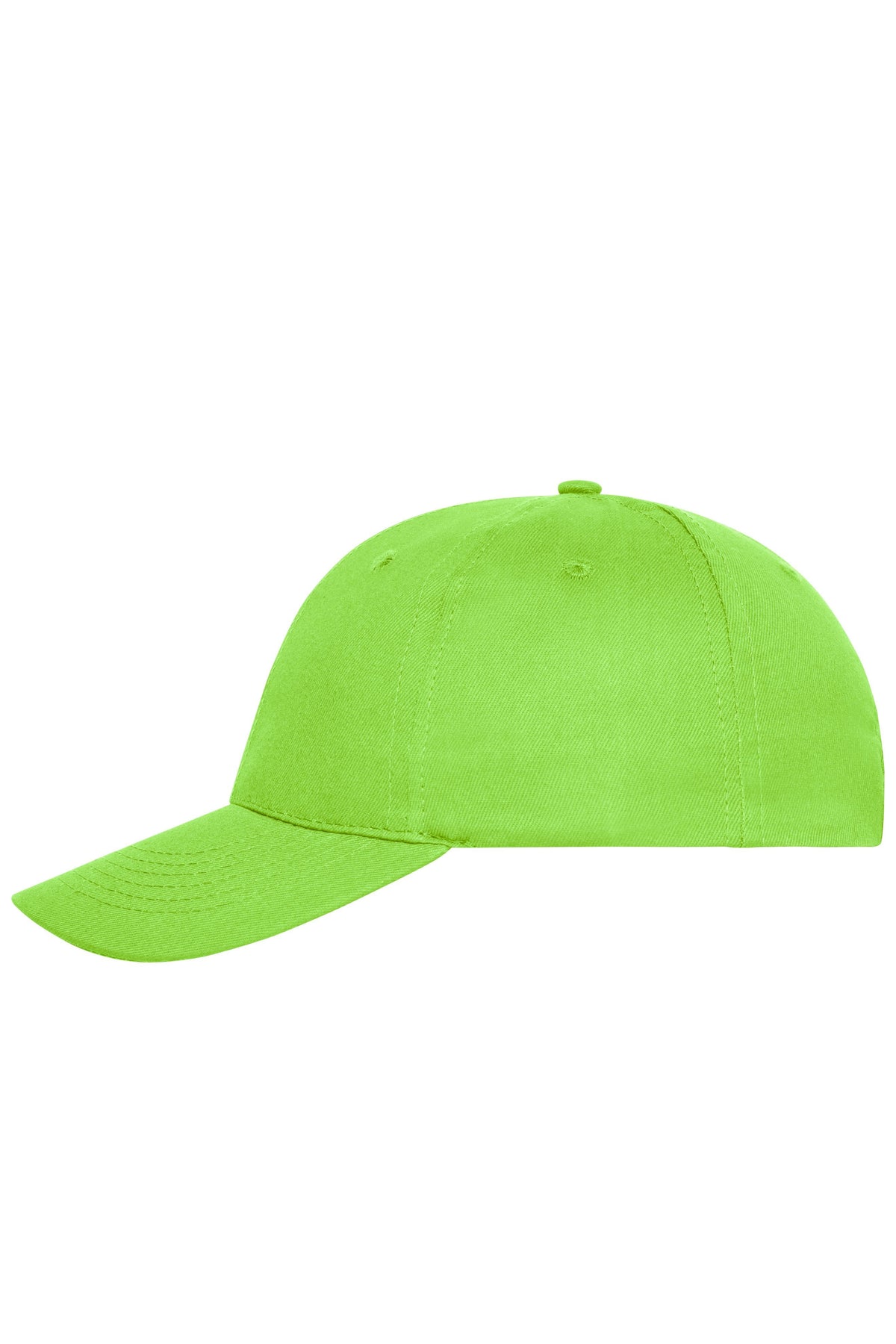6 Panel Cap Bio Cotton - Lime-green