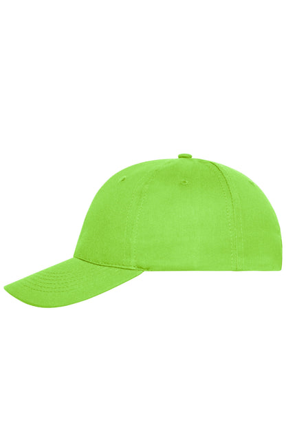 6 Panel Cap Bio Cotton - Lime-green
