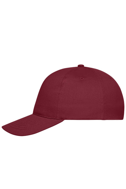 5 Panel Cap Bio Cotton - Burgundy