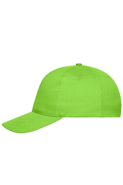 5 Panel Cap Bio Cotton - Lime-green