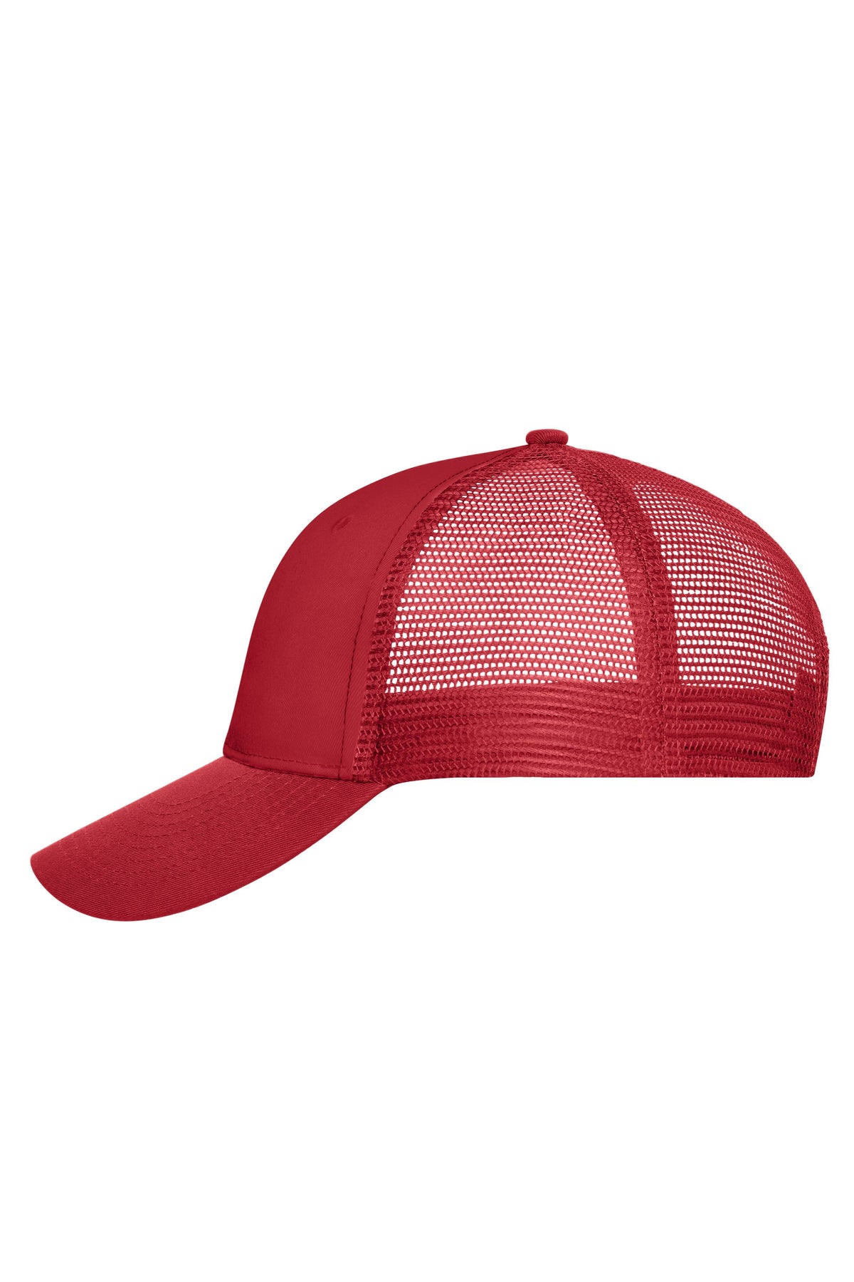 6 Panel Mesh Cap - Red/Red