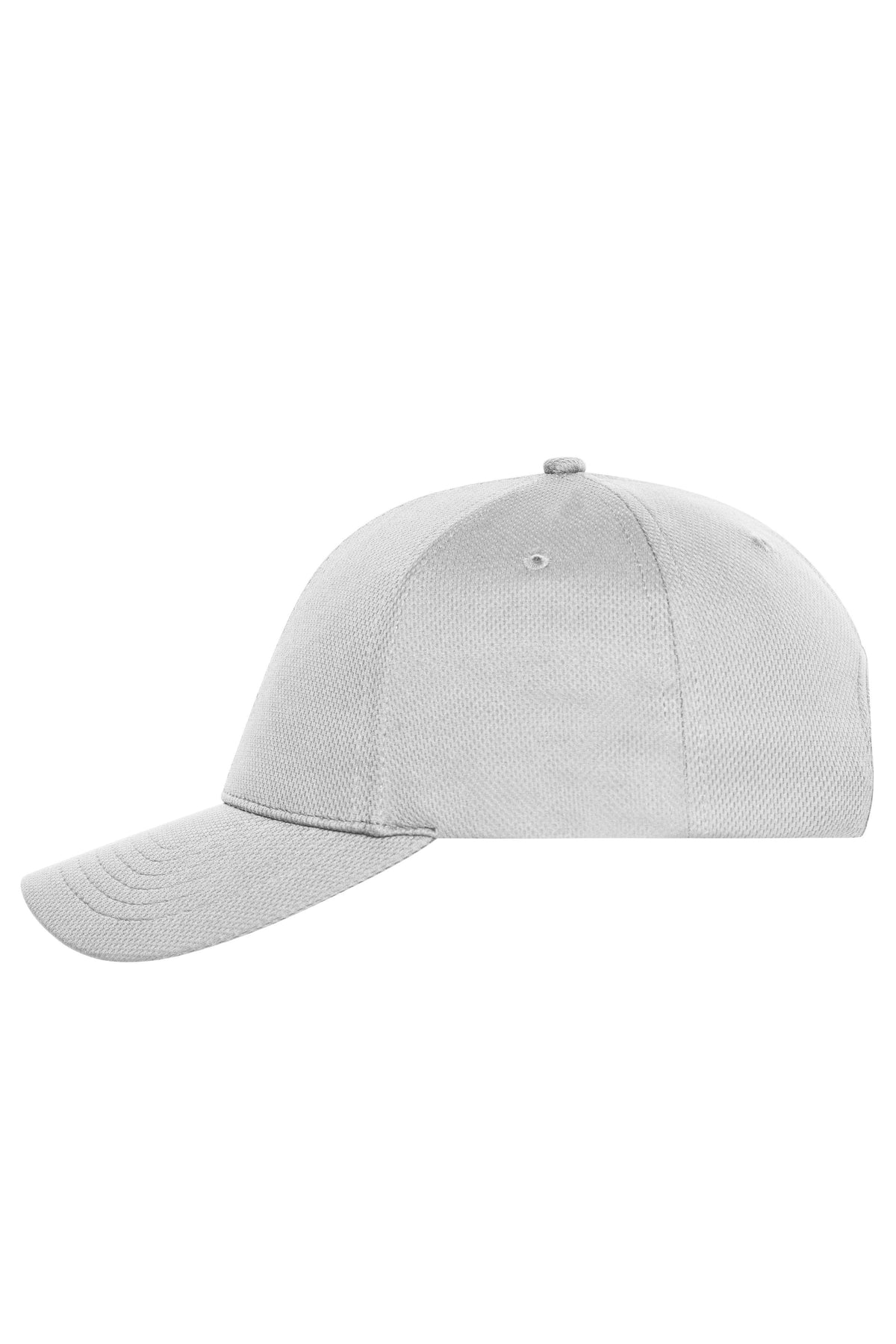 6 Panel Sports Cap - White